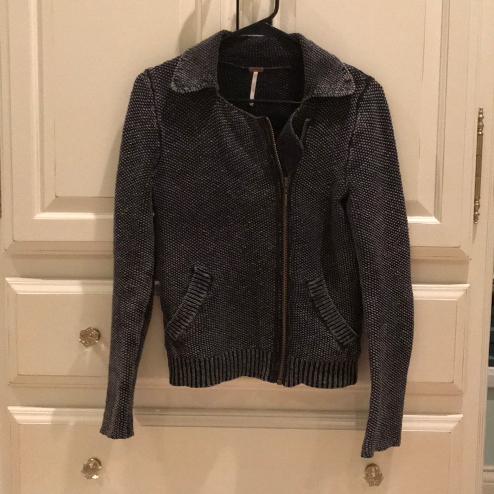 Gray Free People sweater